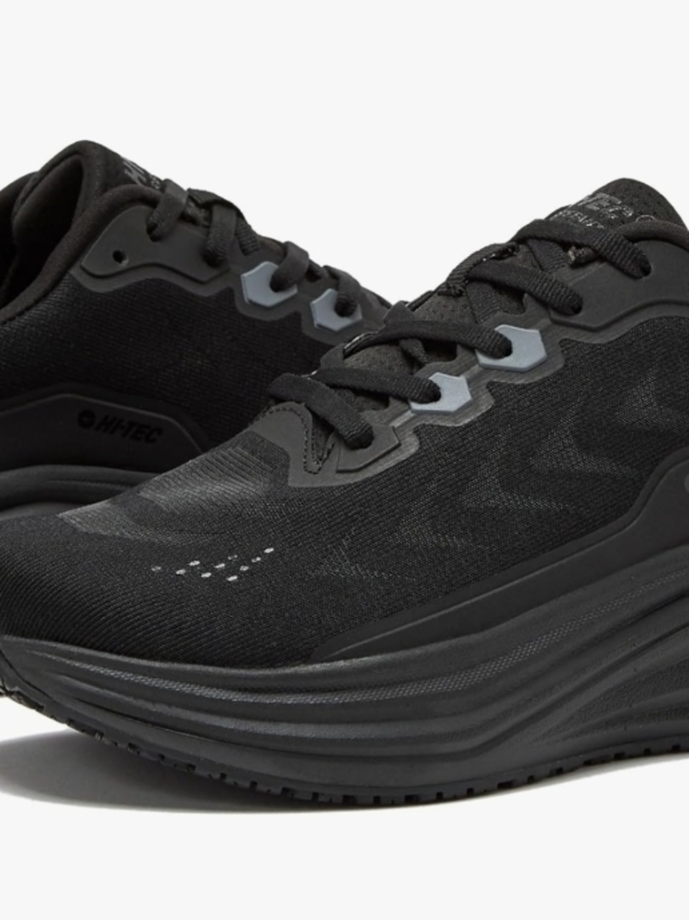 Hi-Tec Men's Black Lightweight Running Shoes